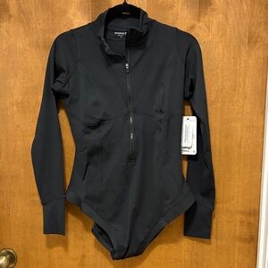 530. Phoenix Malibu One Piece Black Long-Sleeve